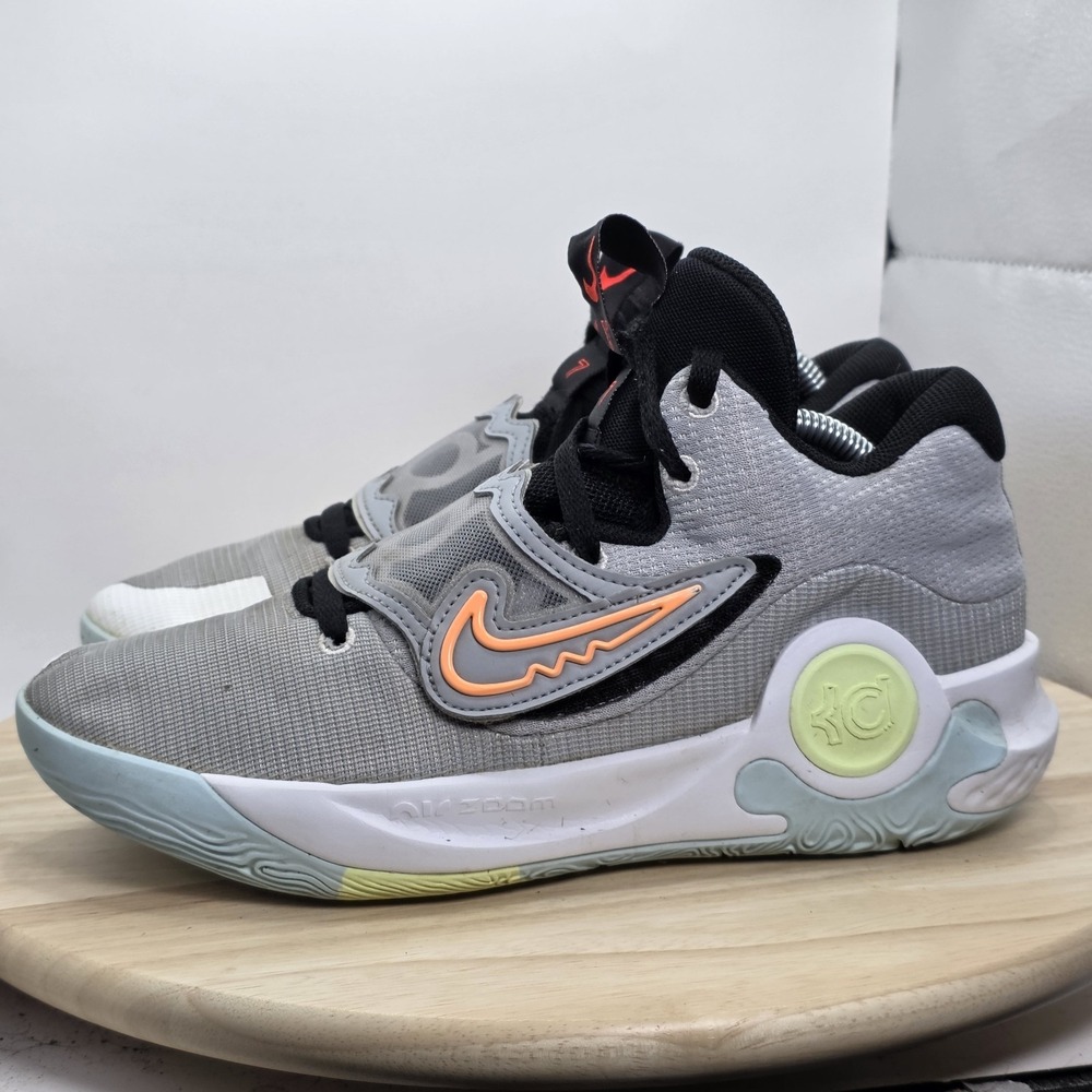 Men's Size 9 - Nike KD Trey 5 X Grey White Volt Basketball Shoes DD9538-009